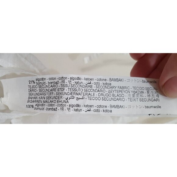 ZARA TOP WITH CHEST DETAIL - LIMITED EDITION CREAM SIZE S - Picture 8 of 9